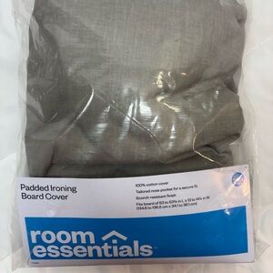 New Room Essentials Gray Tan Padded Ironing Board Cover 100% cotton